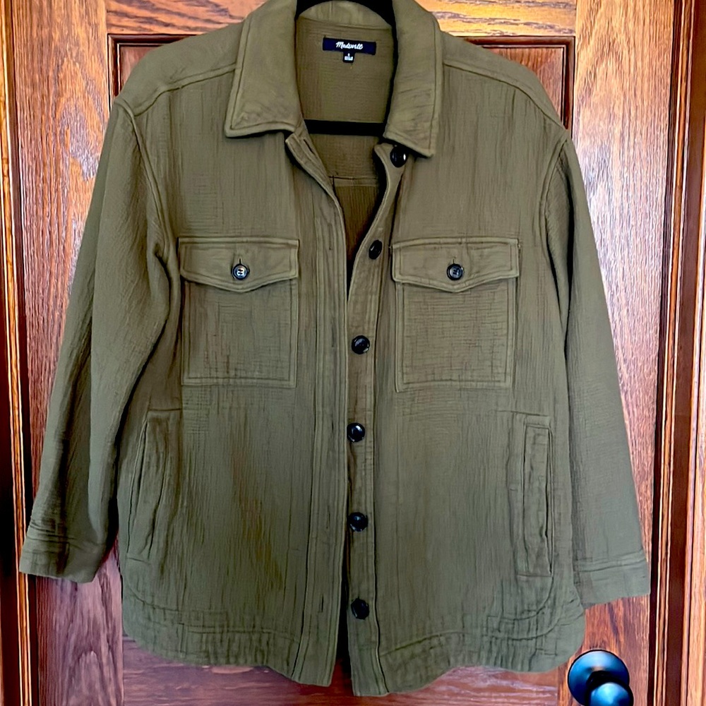 Madewell waffle weave Shacket